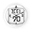 a retro digital alarm clock that has the word now in type instead of the time tattoo design idea