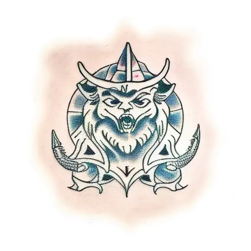 whore of babylon tattoo design idea