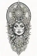 gypsy fair tattoo design idea