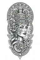 gypsy fair tattoo design idea