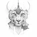  leonardo davinchi tattoo design idea