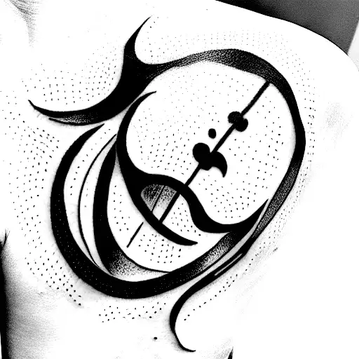 Tatuaje del sello de escanor de los 7 pecados capitales tattoo design idea