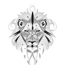 lions sin of pride tattoo design idea