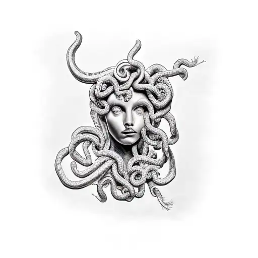 Medusa tattoo design idea