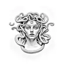 Medusa tattoo design idea