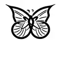 phoenix and butterfly, for men tattoo design idea