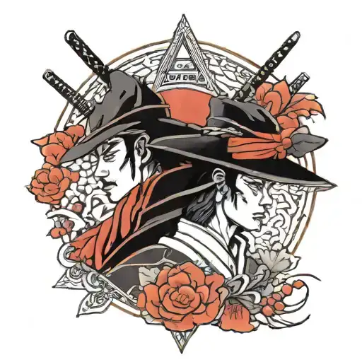 zorro stay together tattoo design idea