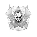 Dracula tattoo design idea