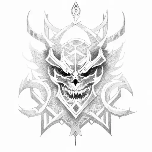 Demon Slayer swords tattoo design idea