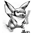pikachu tattoo design idea