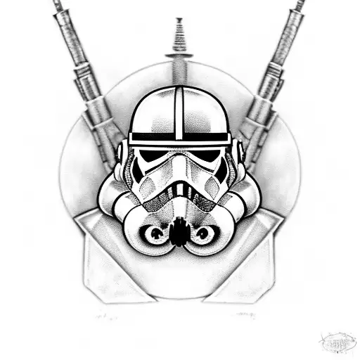 star wars armor knight sword 501st tattoo design idea