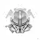 star wars armor knight sword clone tattoo design idea