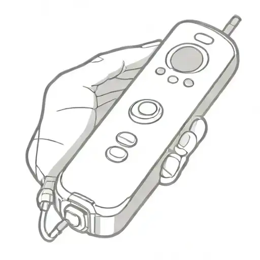 Wii remote tattoo design idea