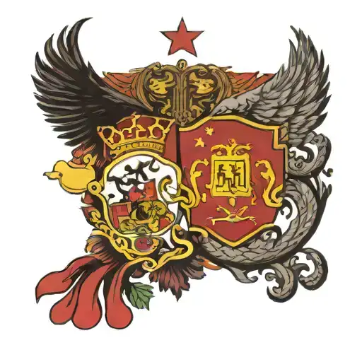 11th August 1972 and 15th July 1973 with a combination of Spanish and Chinese flags  tattoo design idea