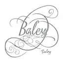  Bailey  in a minimal cursive  font   tattoo design idea