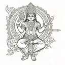 Murugan tattoo design idea