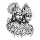 Murugan Vel and Lord tattoo design idea