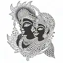 Murugan Vel and Lord tattoo design idea