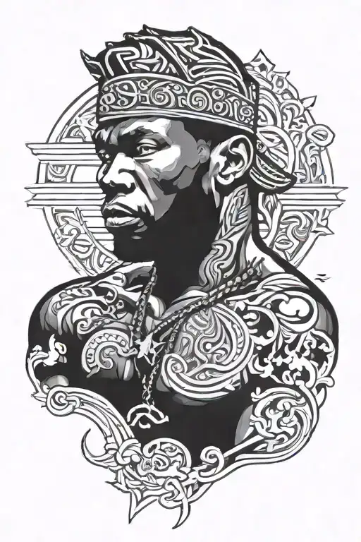 50 cent tattoo design idea