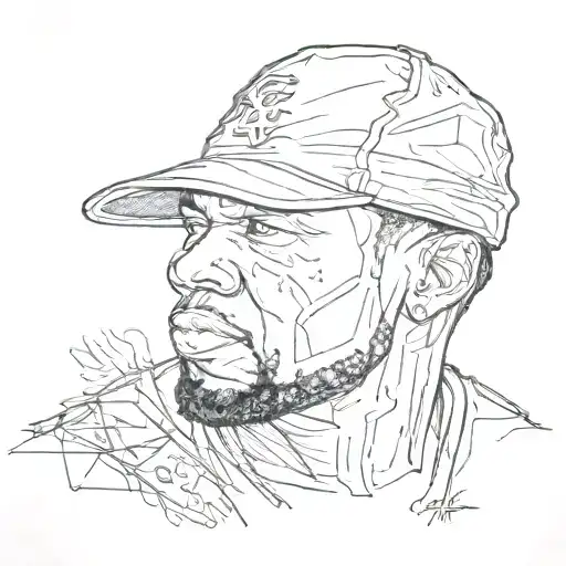 50 cent tattoo design idea