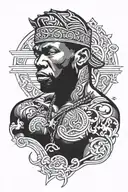 50 cent tattoo design idea