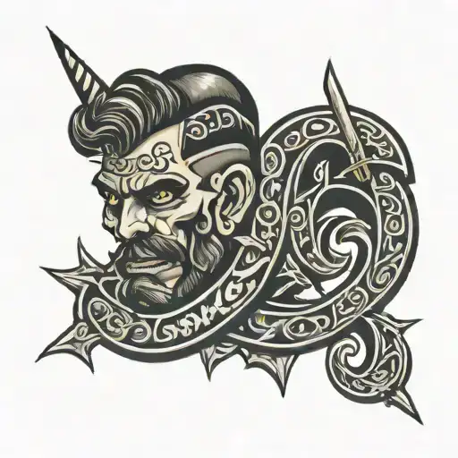 G59 cholo letters tattoo design idea
