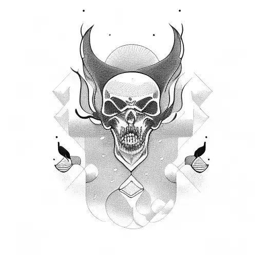 if u are going through hell keep going tattoo design idea