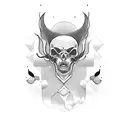 if u are going through hell keep going tattoo design idea