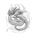 dragon chino tattoo design idea