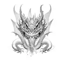 dragon chino tattoo design idea