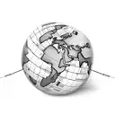 A stylized globe with interconnected lines, representing the IT professional's dedication to global connectivity and spreading positivity tattoo design idea