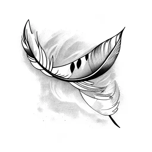 Feather + birds + autism tattoo design idea