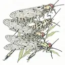 locusts tattoo design idea