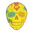 Sugar Skull tattoo design idea