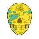 Sugar Skull tattoo design idea