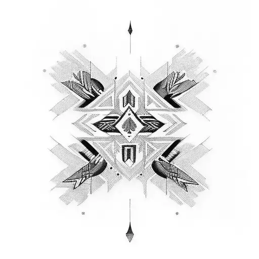 indigenous tattoo design idea