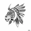 indigenous tattoo design idea