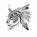 indigenous tattoo design idea
