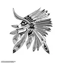 indigenous tattoo design idea