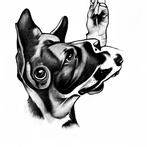 a basset hound tattoo design idea
