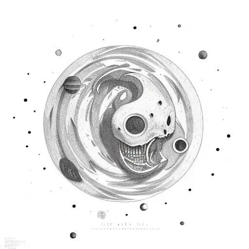 parade of the planets  tattoo design idea