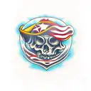 Bluey Heeler tattoo design idea