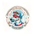 Bluey Heeler tattoo design idea