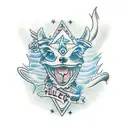 Bluey Heeler tattoo design idea