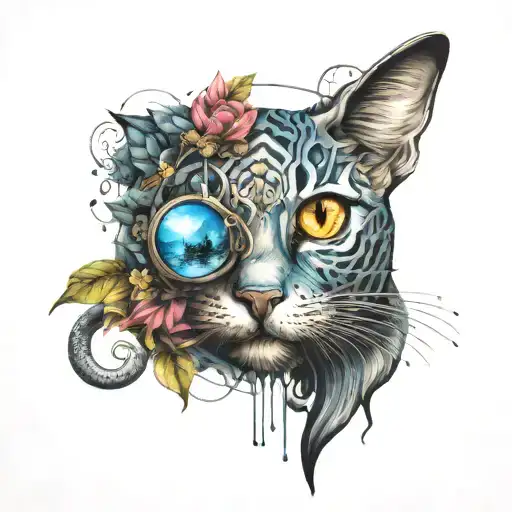 optimistic Nihilism tattoo design idea