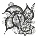 optimistic Nihilism tattoo design idea