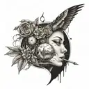 optimistic Nihilism tattoo design idea