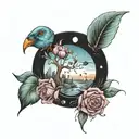 optimistic Nihilism tattoo design idea