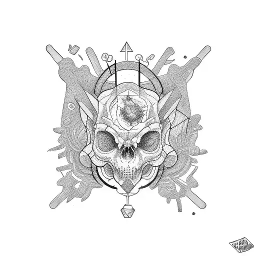 Serotonine dopamine tattoo design idea