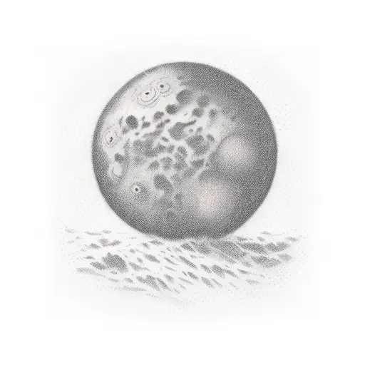  Venus planet, ravine, Pistacia tree tattoo design idea